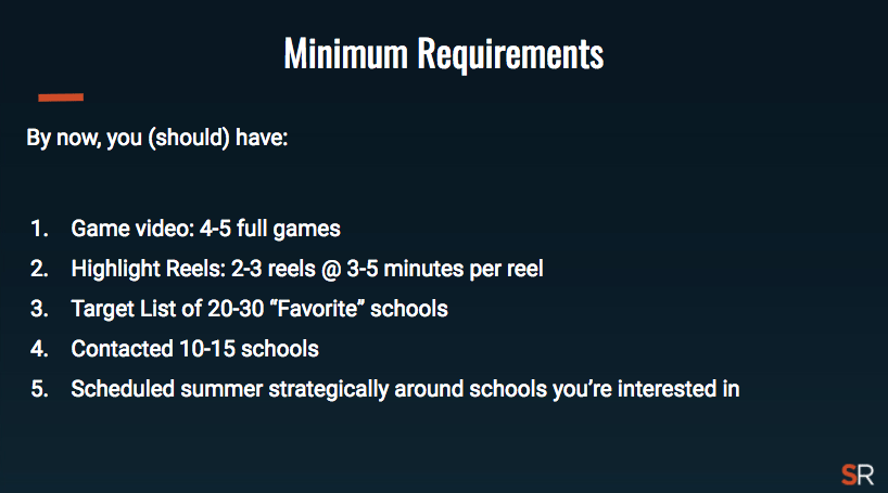 Minimum Requirements Recruiting